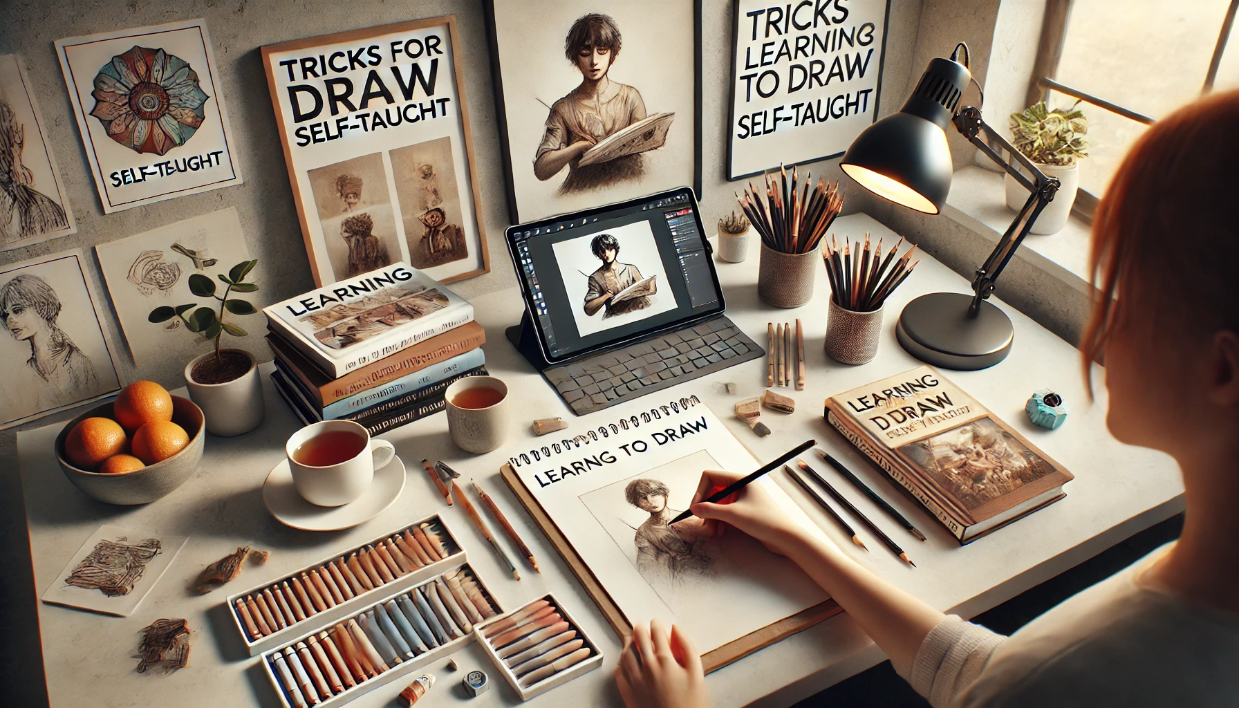 Trucos para aprender a dibujar de manera autodidacta