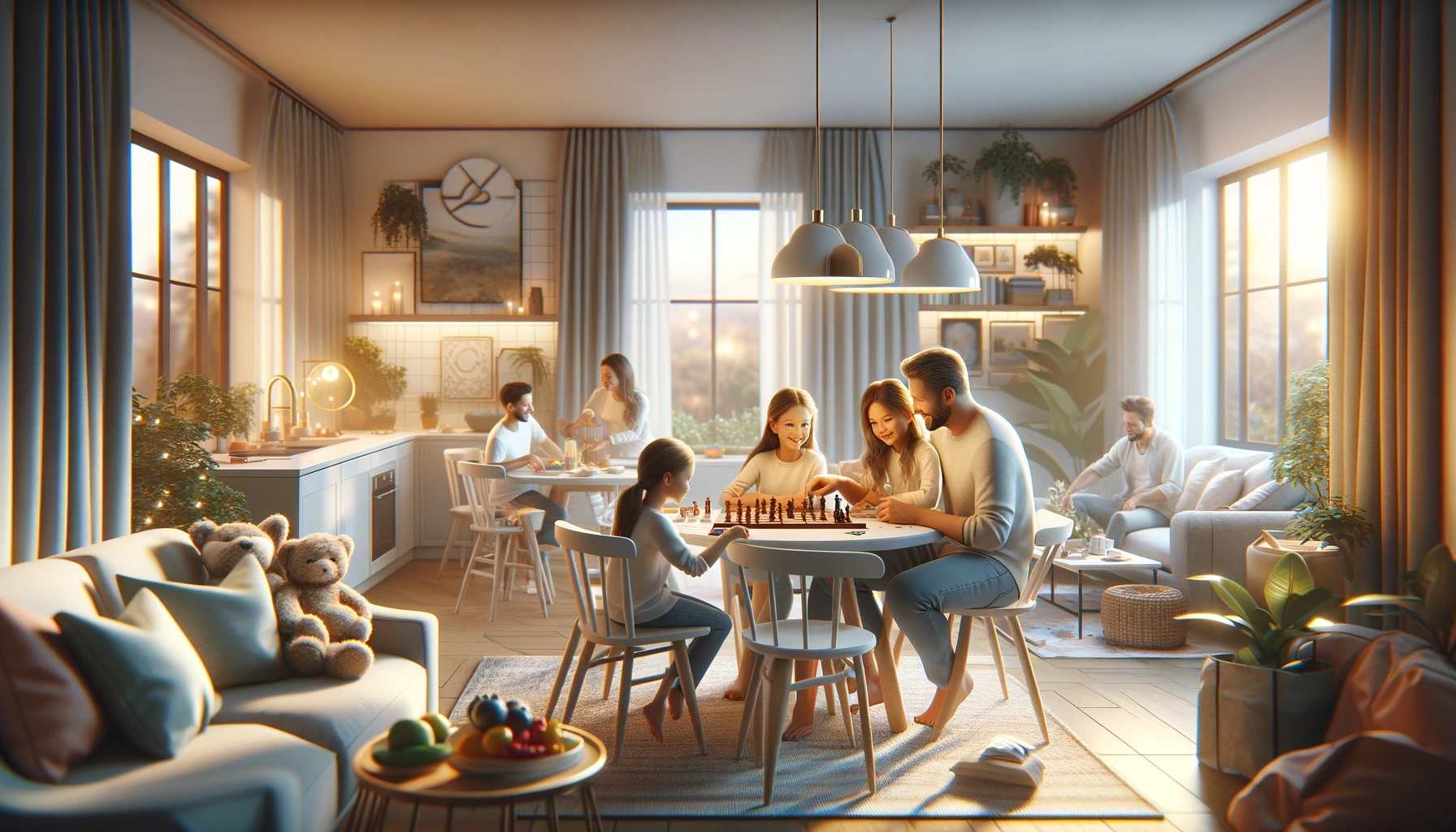 ambiente familiar más unido