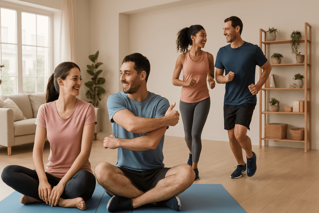 ejercicio en pareja