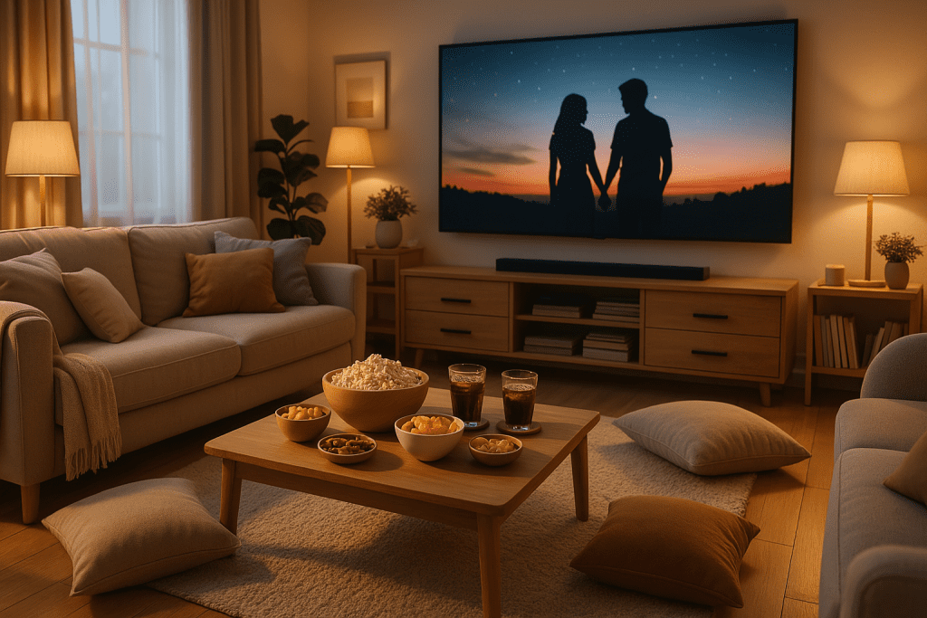 noche de cine en casa